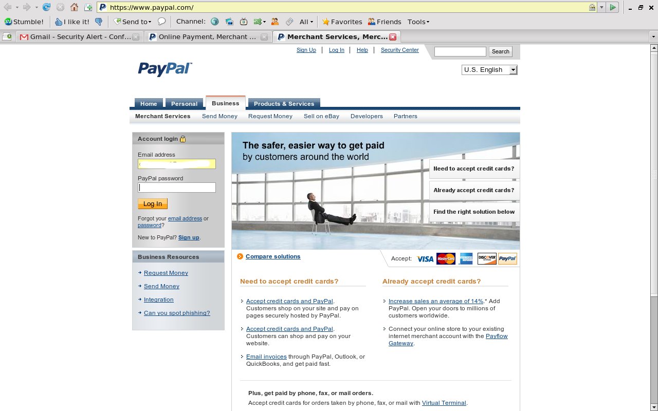paypal screenshot