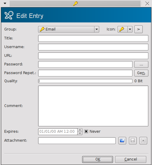 Keepassx screenshot7