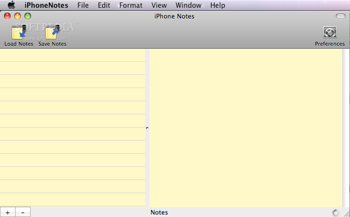 iPhoneNotes screenshot