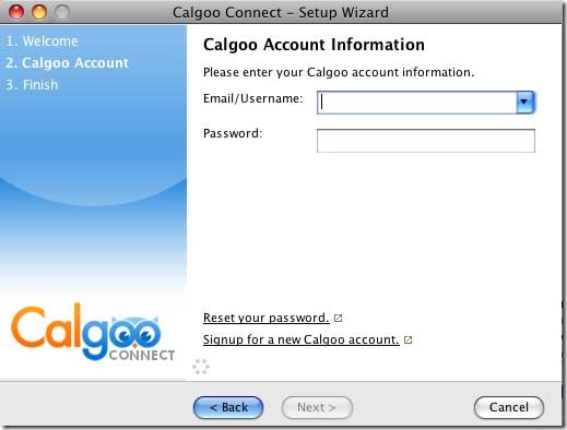 Configure Calgoo