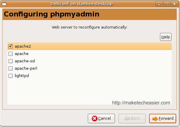 Configuring Phpmyadmin