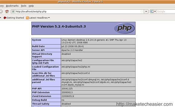 Testing PHp