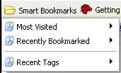Firefox 3 Beta 2 screenshot- smart bookmark