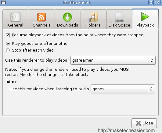 Miro Channel Configuration