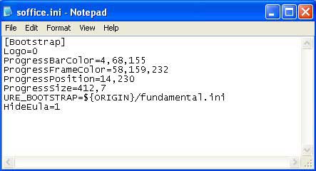 OpenOffice in Windows