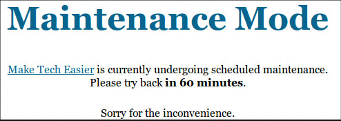 maintenance-mode