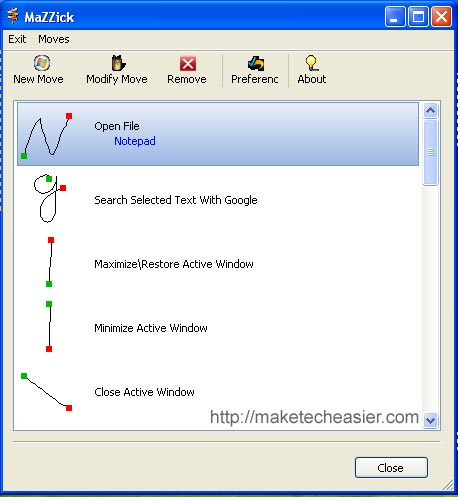 Mazzick 1 mazzick mouse gestures