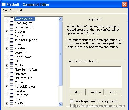 strokeit Preferences window strokeit Preferences window