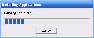 ActiveSync progress indicator