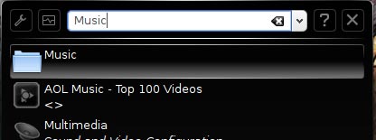Krunner location launcher