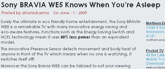 The resulting blog post
