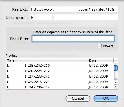 automatic selecting feed