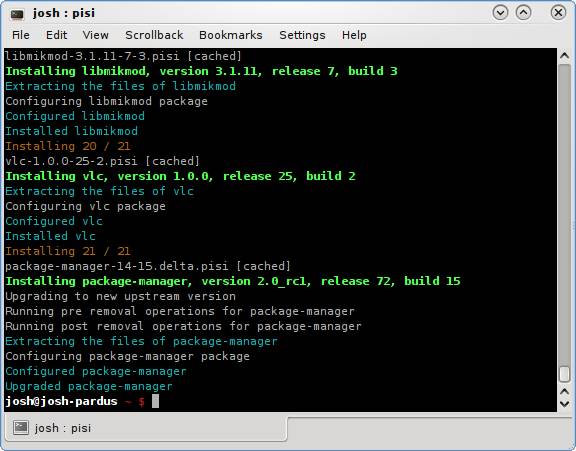 An example of PiSi in action