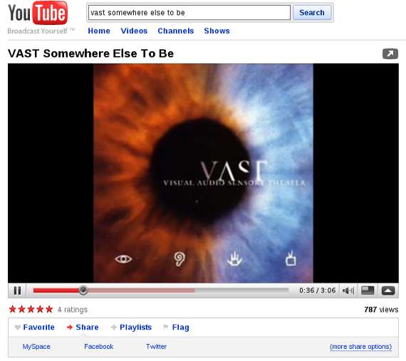 Normal YouTube screen