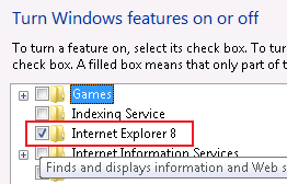 Remove Internet Explorer