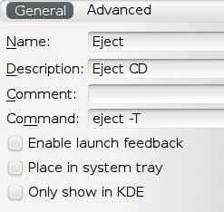 keyboard shortcut eject
