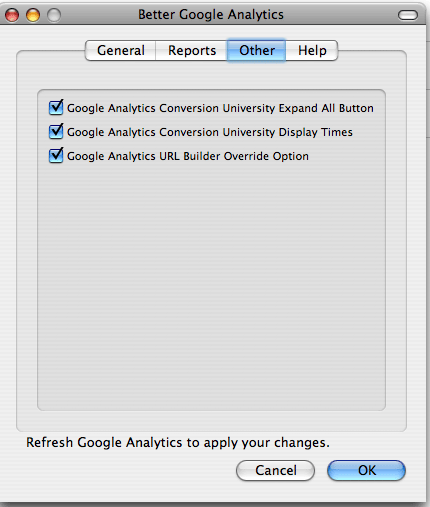 better google analytics other