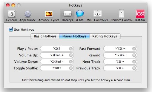 GimmeSomeTune - Hotkeys