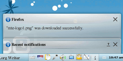 KDE Firefox PlasmaNotify extension