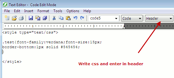 Add custom css classes and stylesheets in your page