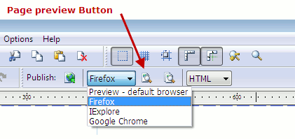 Preview your page in browser