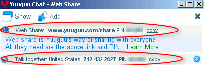 yuuguu - webshare links