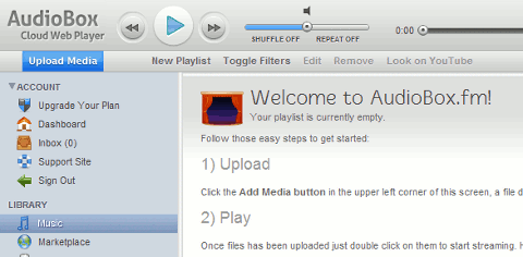 AudioBox - Cloud Web Player