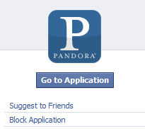 Facebook - Pandora Page