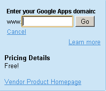 google apps - add url