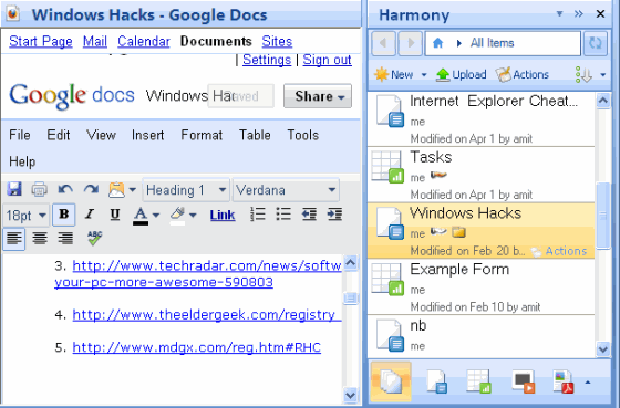 Edit Google Docs document