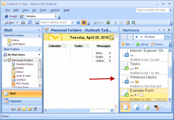 Google Docs document list