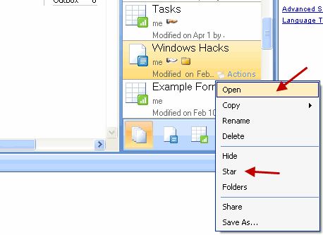 Open Google document
