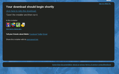 ninite - download installer