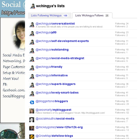 twitter list - friend lists twitter list - friend lists