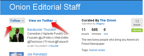 twitter list - listorious follow options twitter list - listorious follow options