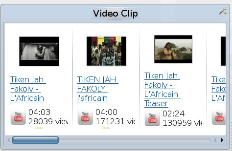 Amarok videos via YouTube