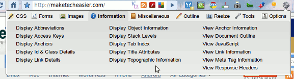 chrome-web-developer-toolbar