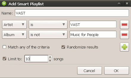 exaile-smartplaylists exaile-smartplaylists