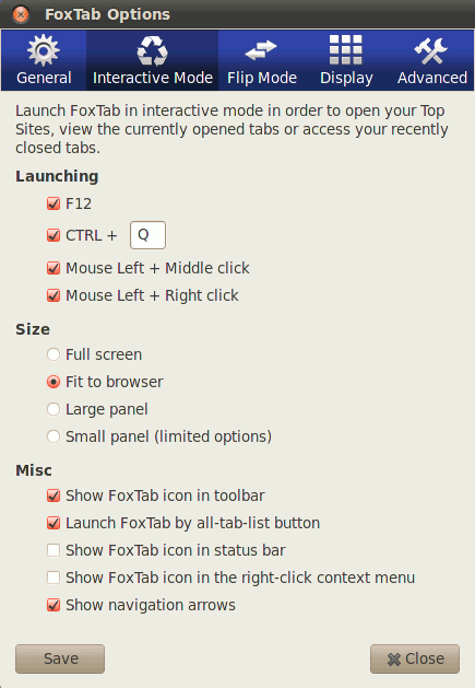 foxtab-options foxtab-options