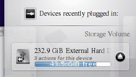 Panel applet information