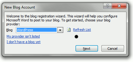 word2010-wordpress-setup