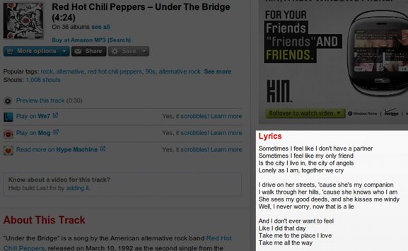greasemonkeyscripts-lastfmlyrics greasemonkeyscripts-lastfmlyrics