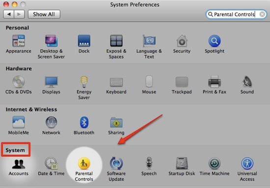 System Preferences
