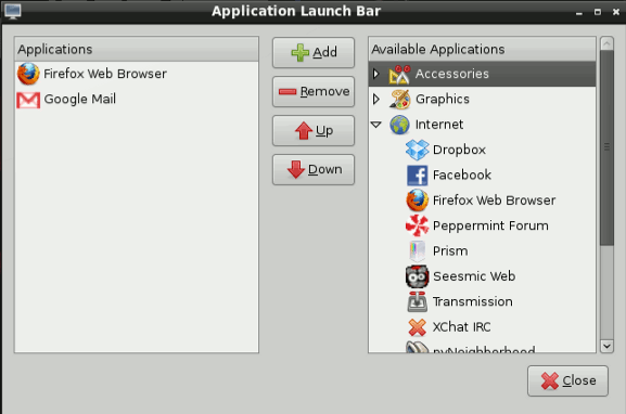 peppermint-addlauncher