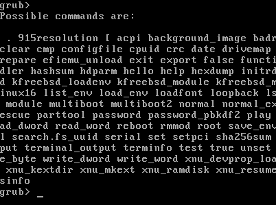 super grub disk shell