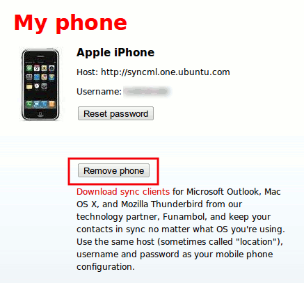 ubuntuone-remove-phone