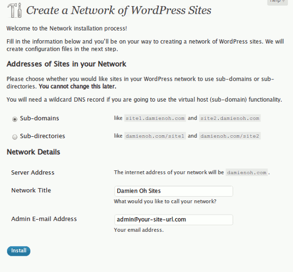 wpmu-install-network