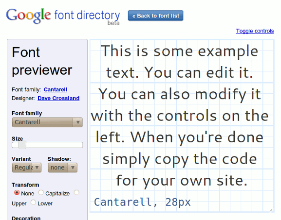 google-font-previewer