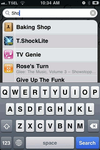 iPhone Shortcuts - Search Function