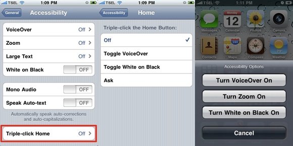 iPhone Shortcuts - Triple Clicks